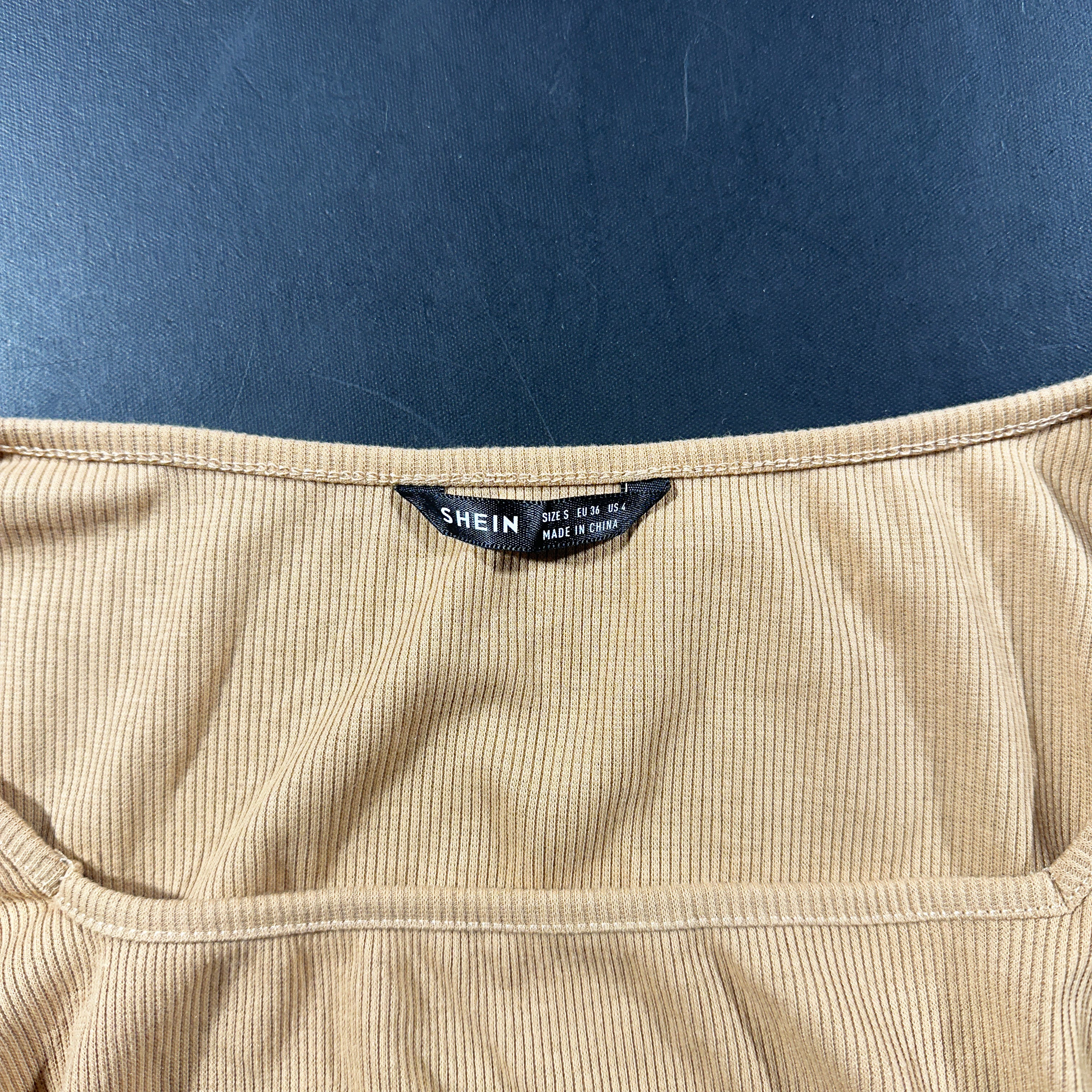 Long-sleeve top - Camel - Size S