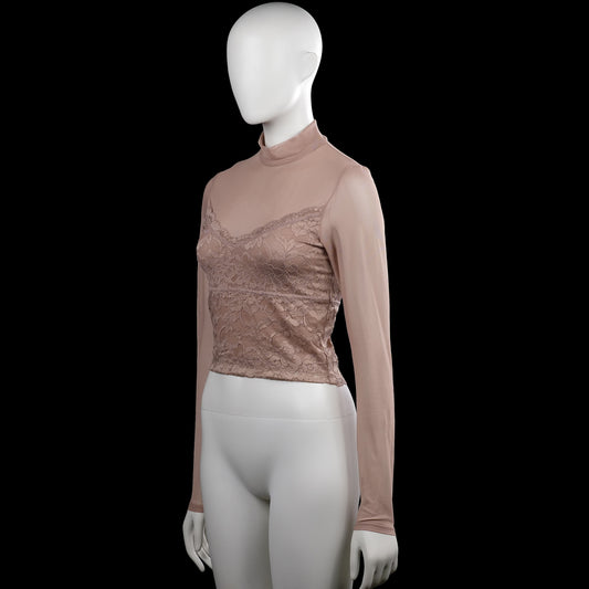 Turtleneck - Taupe - Size S