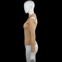 Long-sleeve top - Camel - Size S