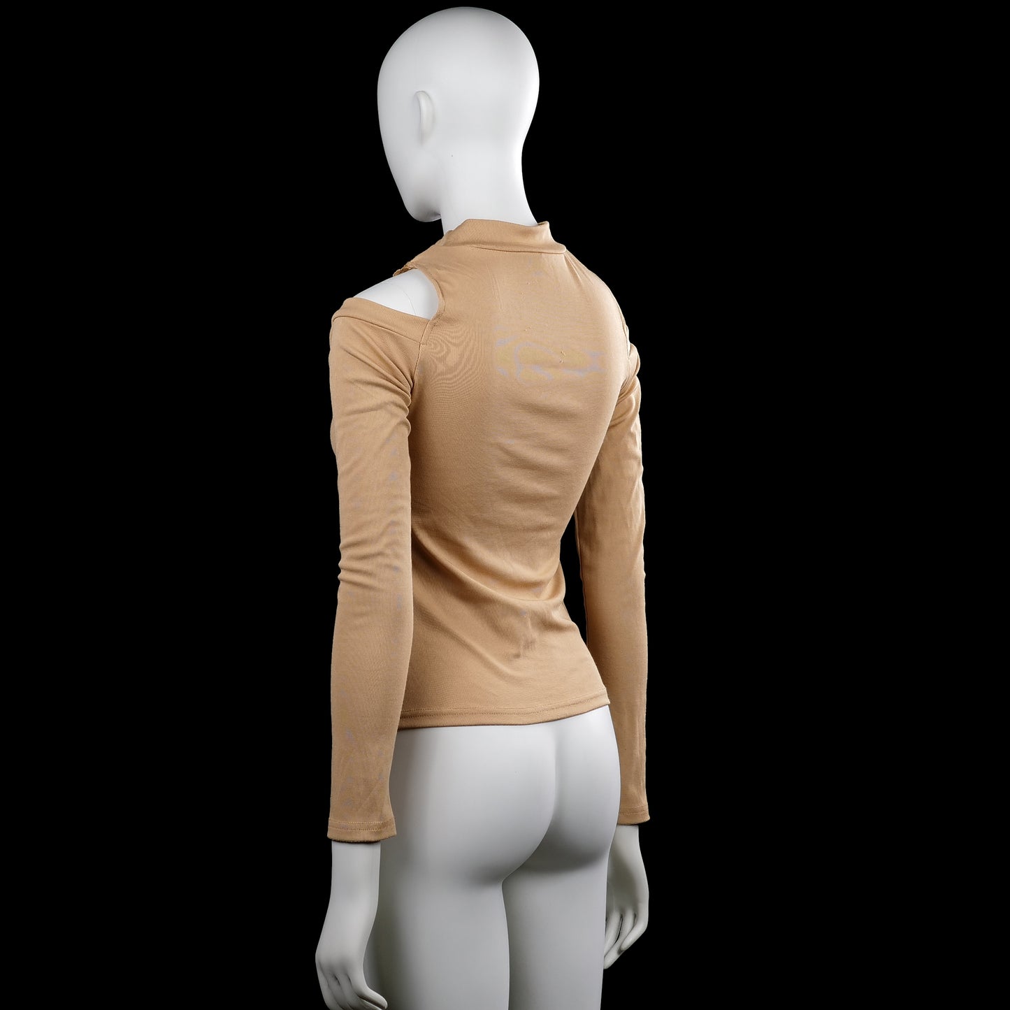 Long-sleeve top - Camel - Size S