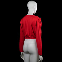 Long-sleeve top - Red - Size S