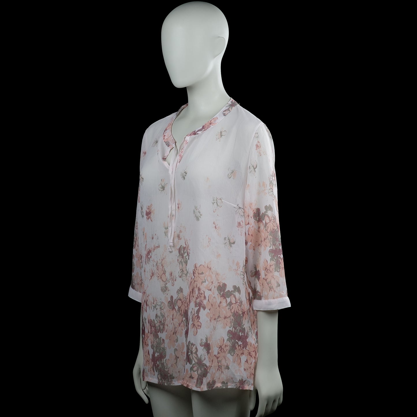 Tunic - White & Pink - Size 40