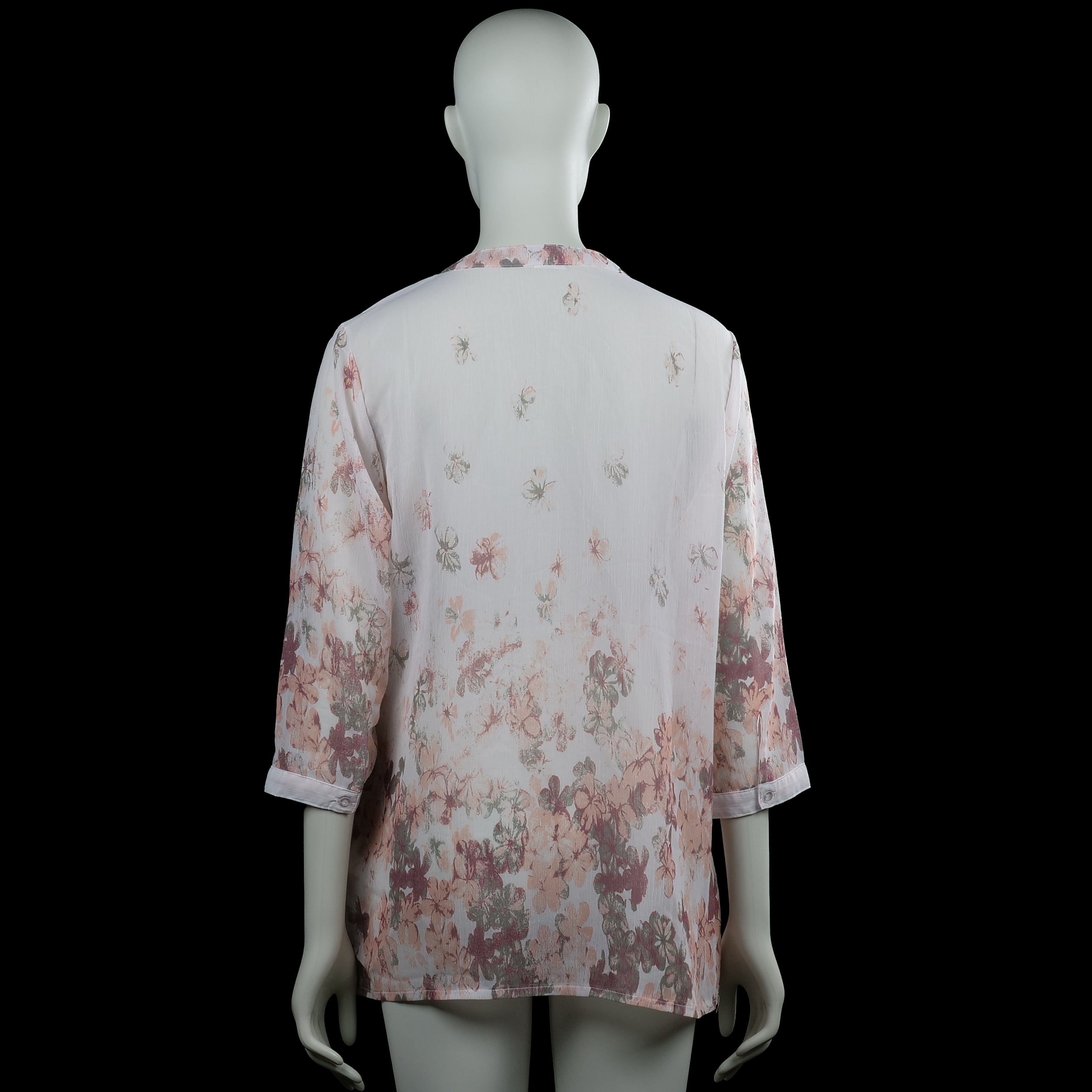 Tunic - White & Pink - Size 40