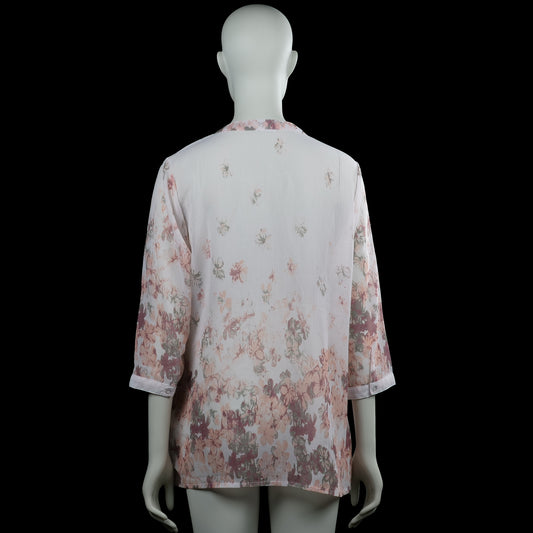 Tunic - White & Pink - Size 40