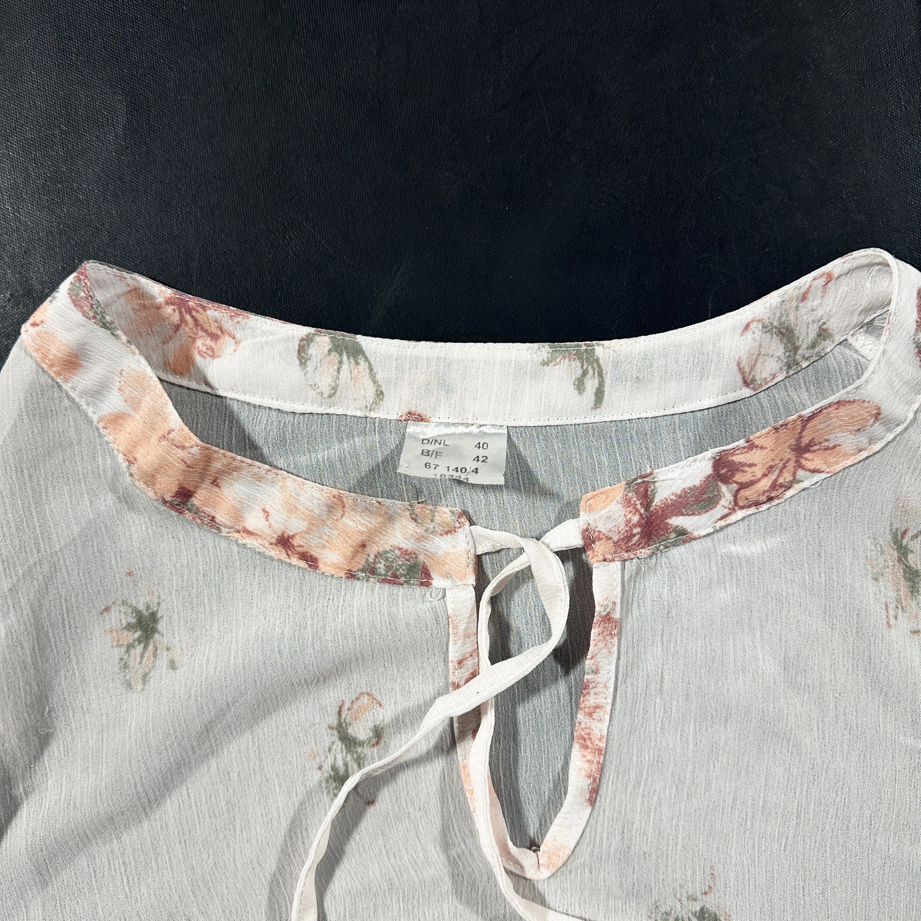 Tunic - White & Pink - Size 40