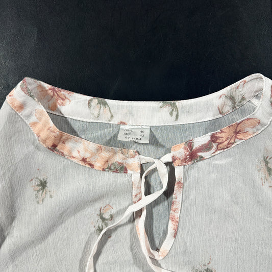Tunic - White & Pink - Size 40