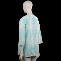 Tunic - Turquoise & White - Size 42