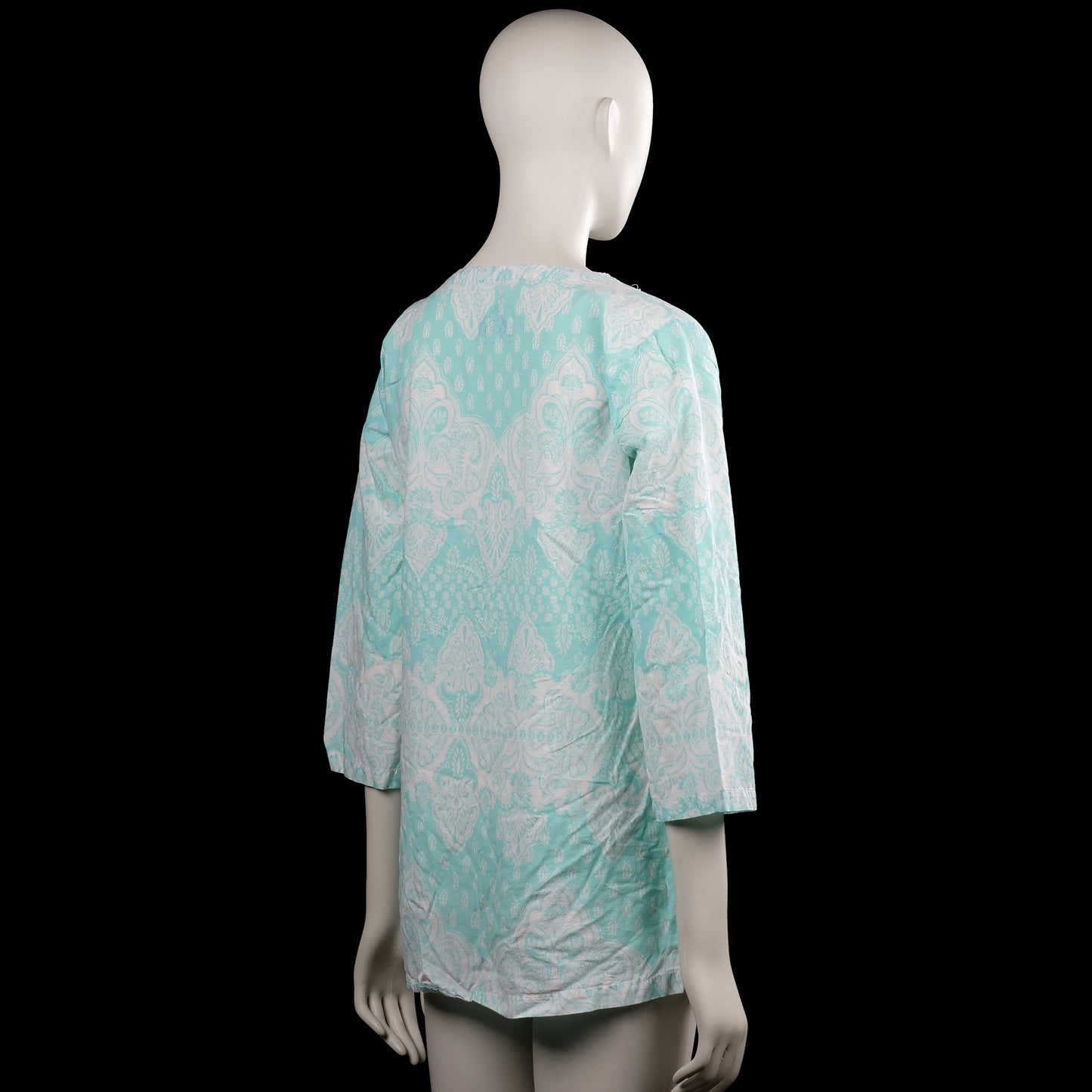 Tunic - Turquoise & White - Size 42