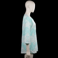 Tunic - Turquoise & White - Size 42