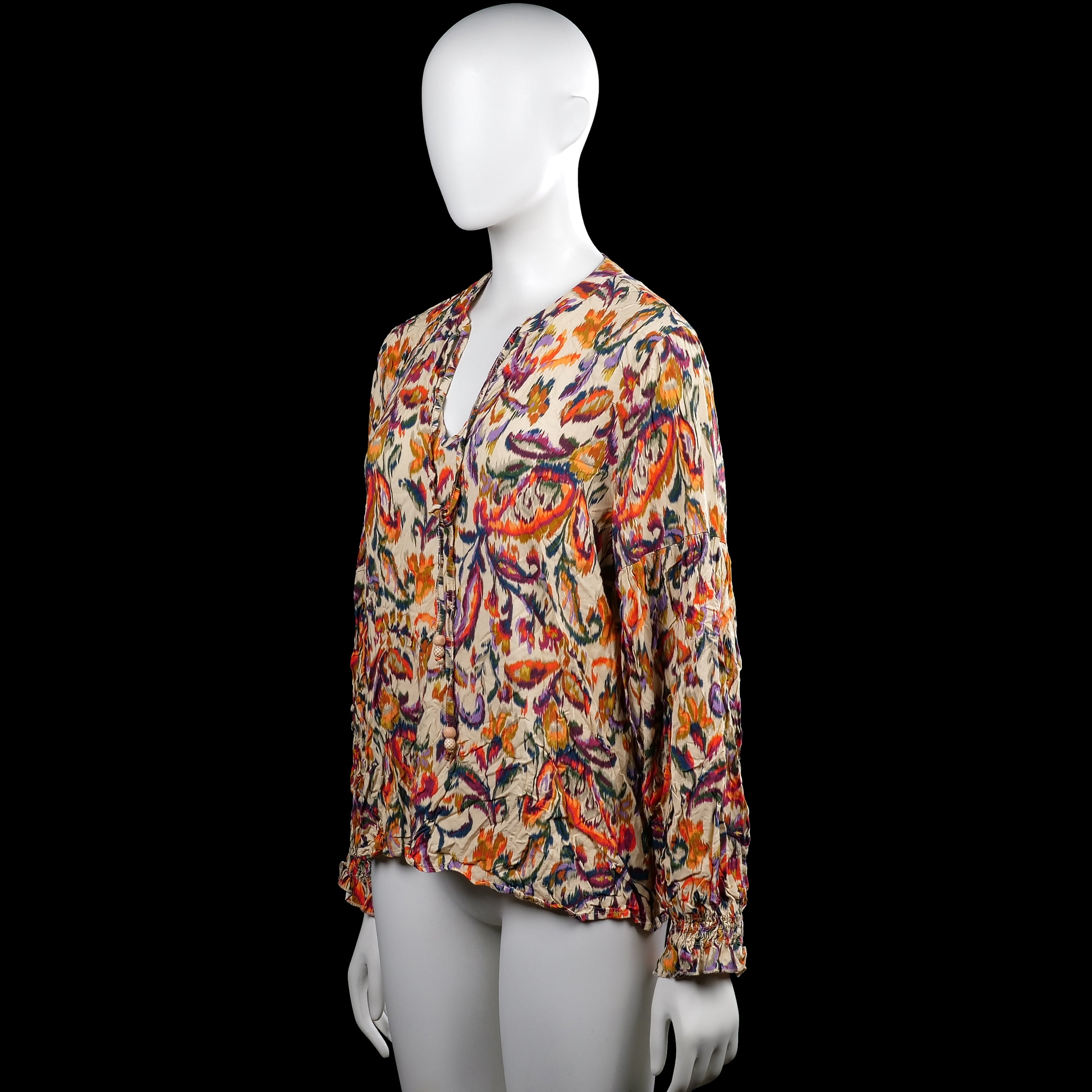 Blouse - Multicolored - Size XL