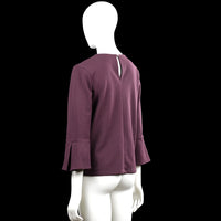 Long-sleeve top - Purple - Size S