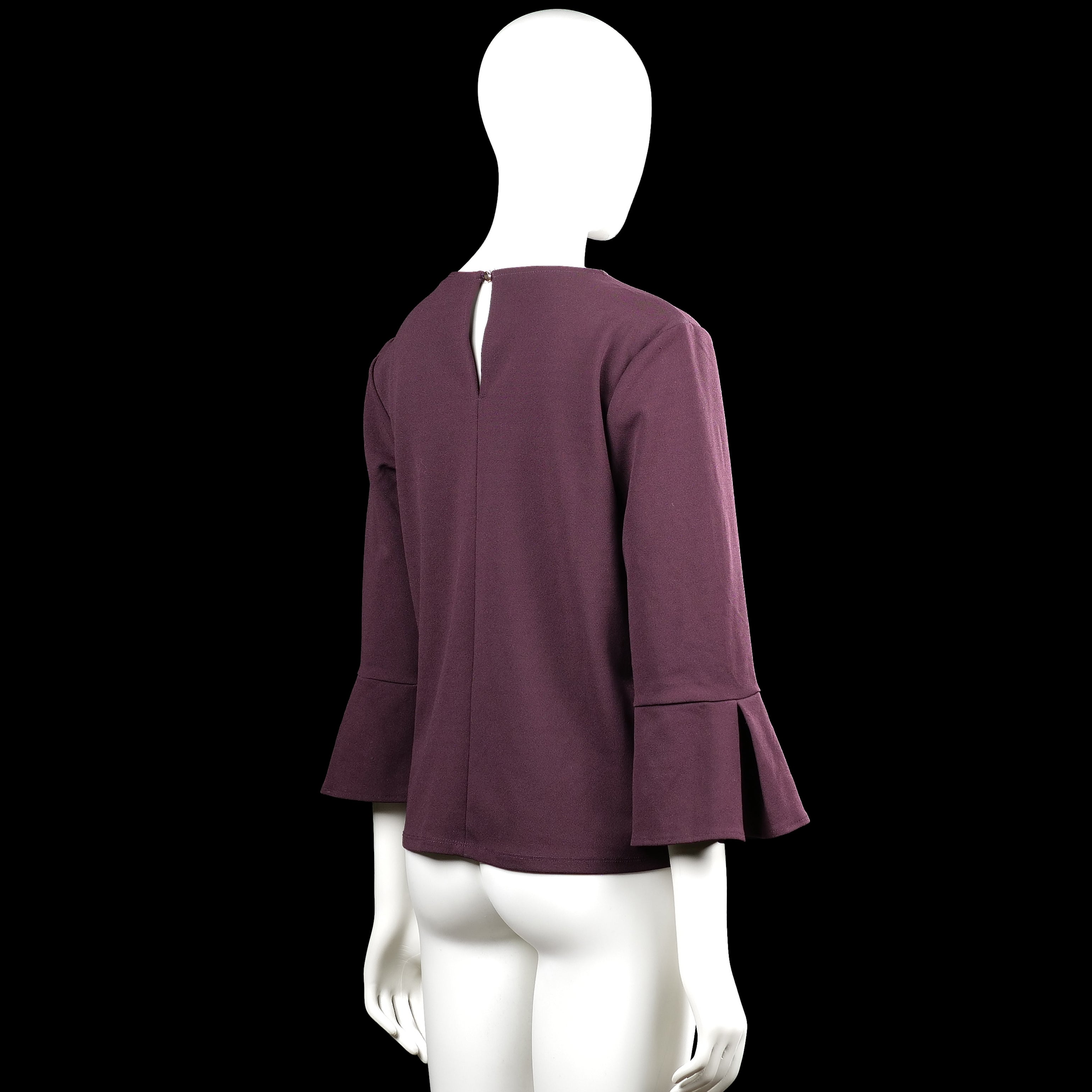 Long-sleeve top - Purple - Size S