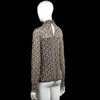 Long-sleeve top - Black & White - Size M