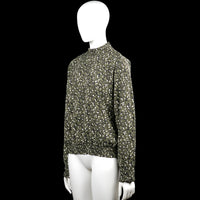 Blouse - Olive & White - Size 40