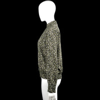 Blouse - Olive & White - Size 40