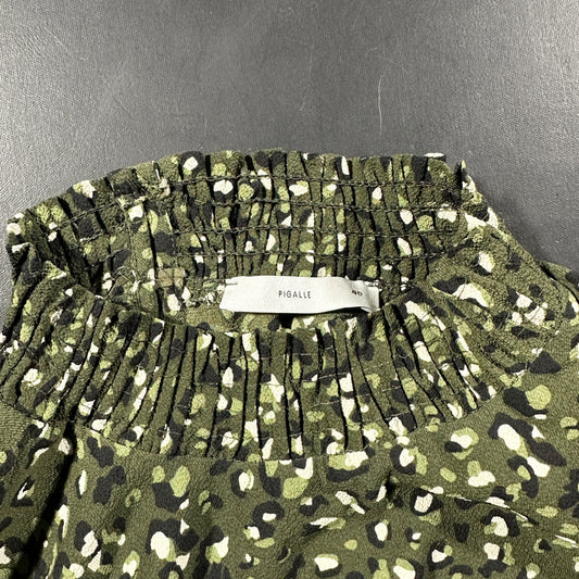 Blouse - Olive & White - Size 40