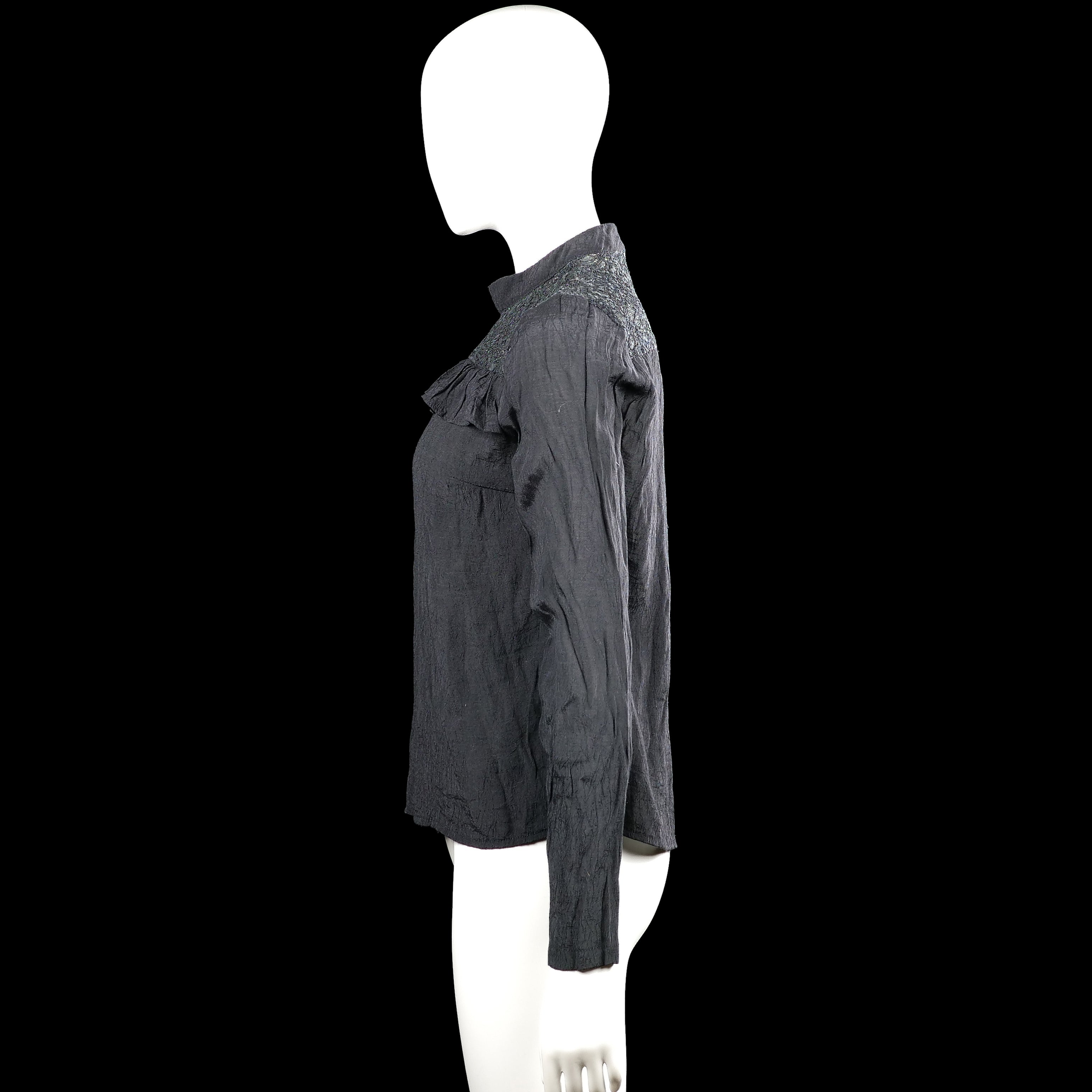 Blouse - Charcoal - Size 38