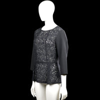 Tunic - Black & Gray - Size 38