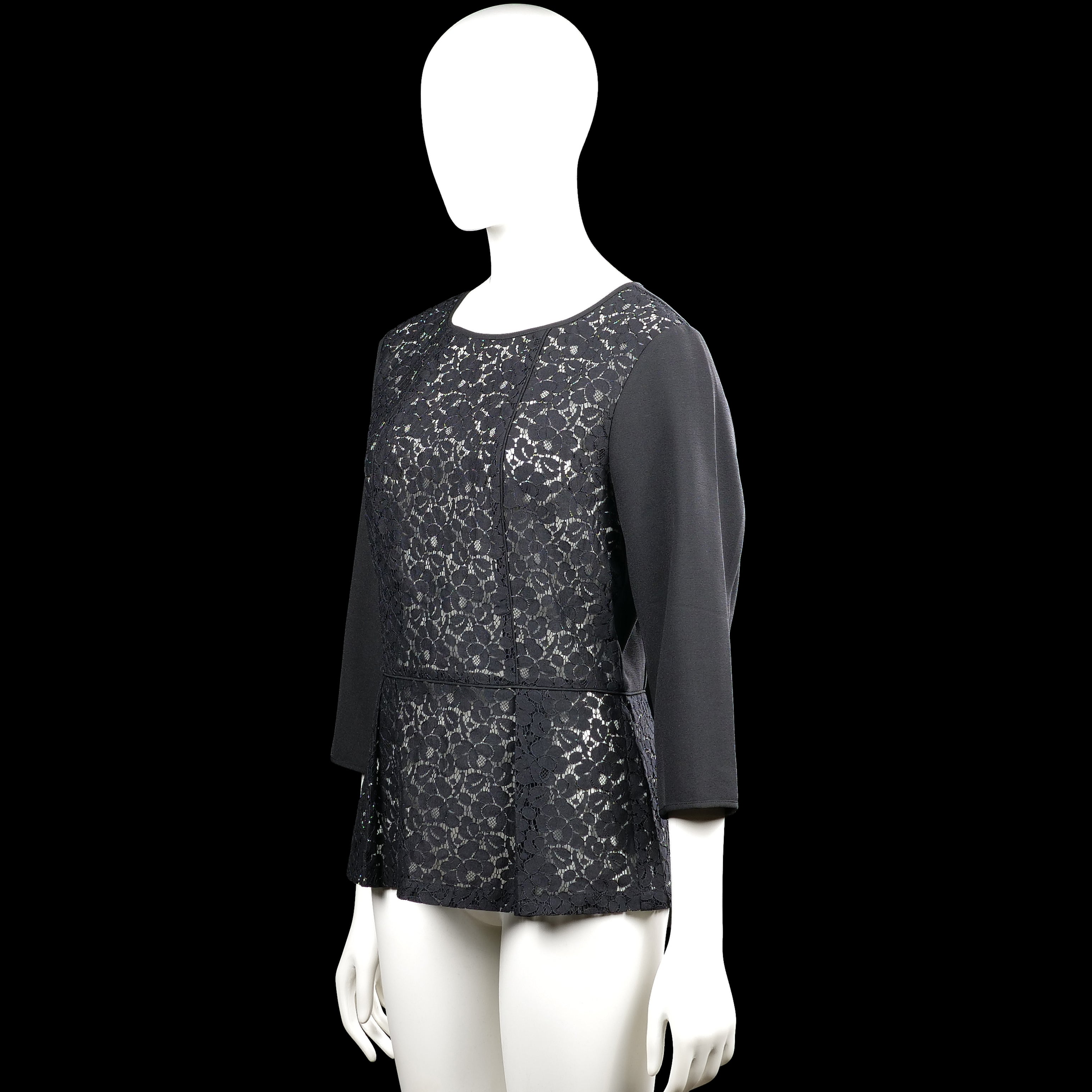 Tunic - Black & Gray - Size 38