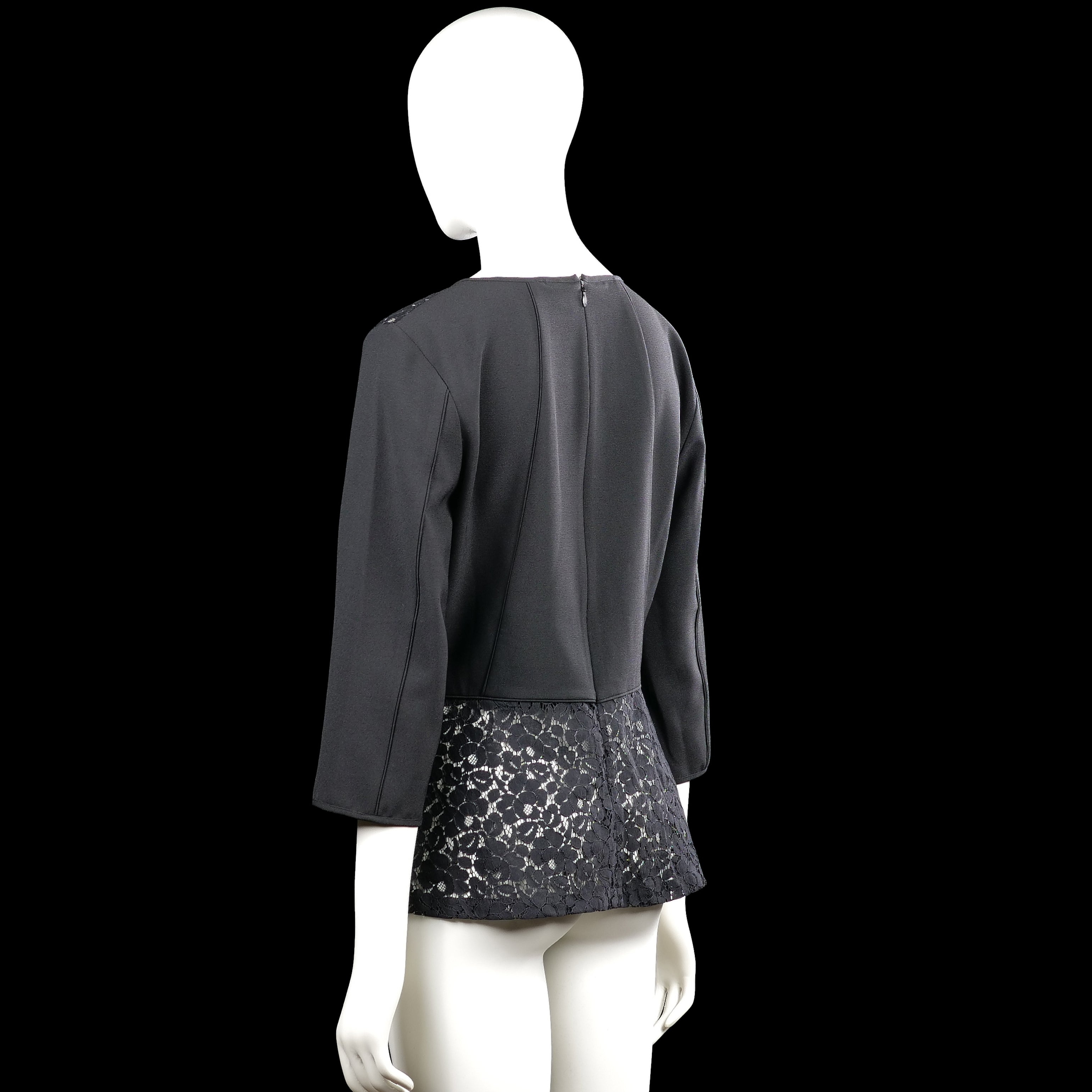 Tunic - Black & Gray - Size 38