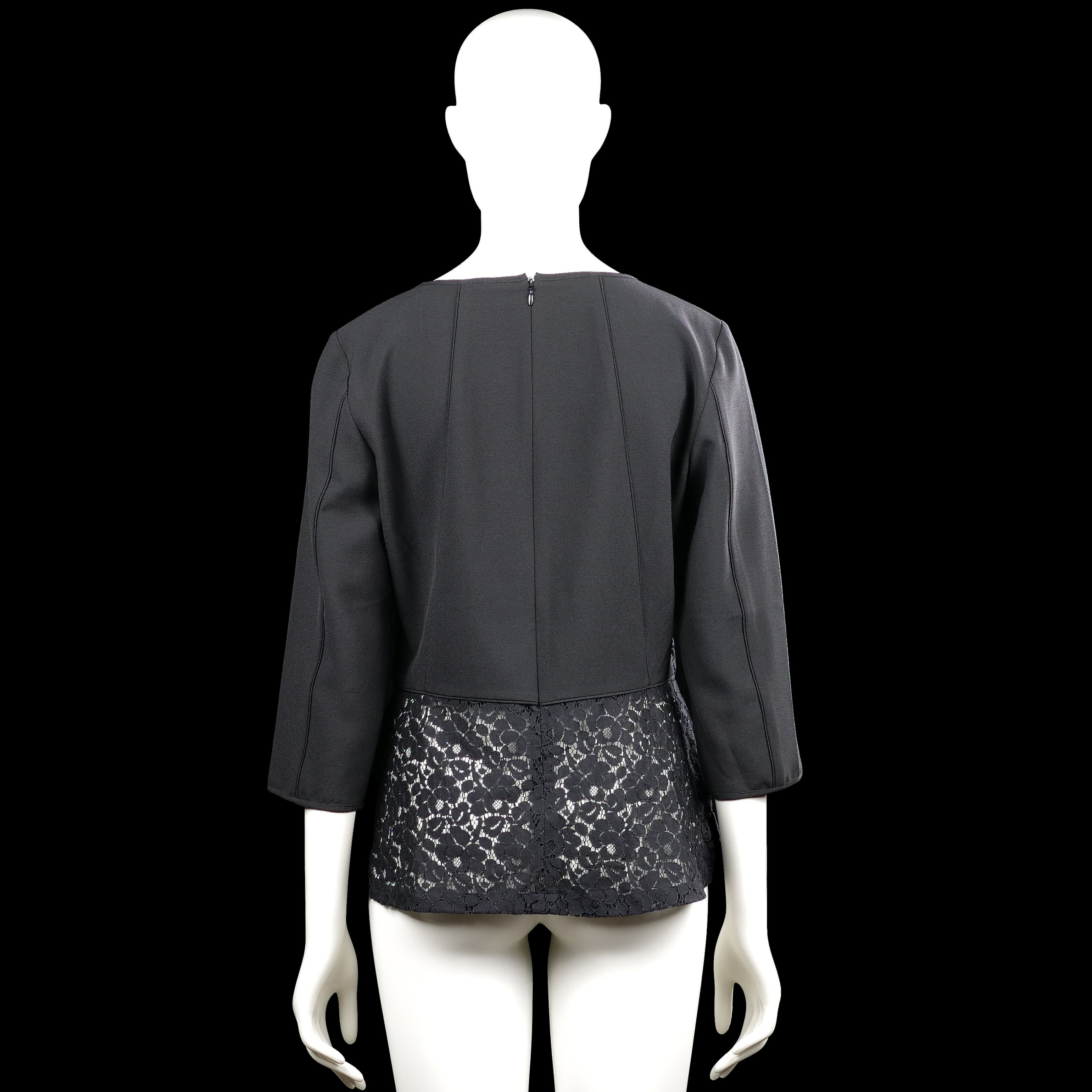 Tunic - Black & Gray - Size 38