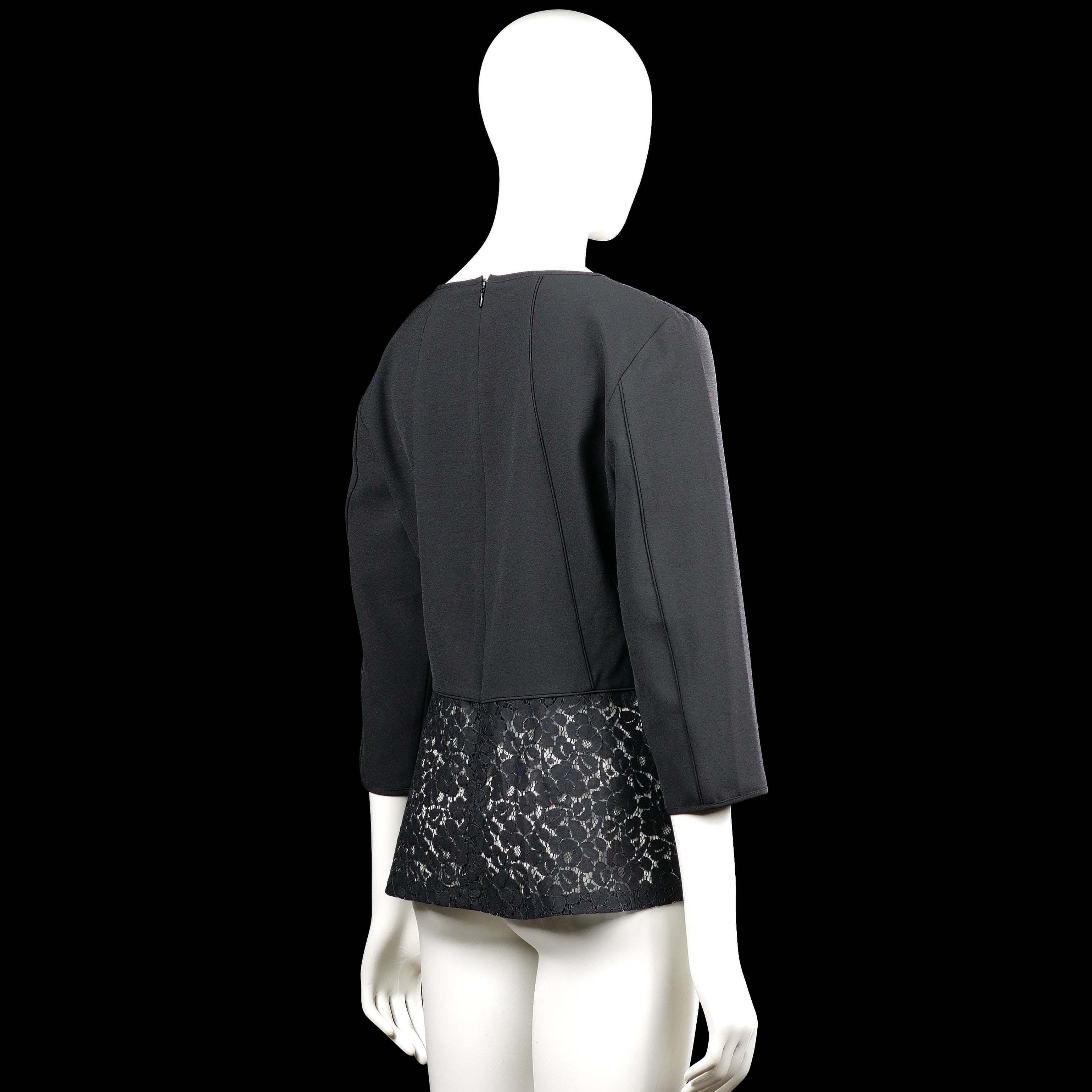 Tunic - Black & Gray - Size 38