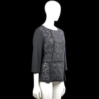 Tunic - Black & Gray - Size 38