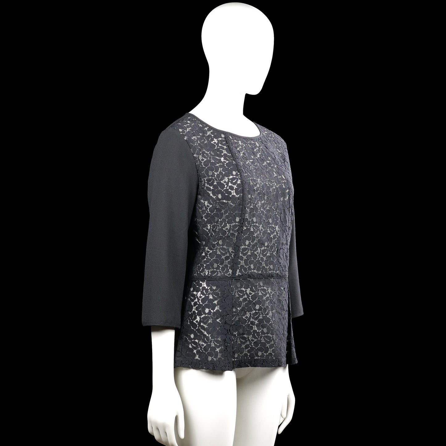 Tunic - Black & Gray - Size 38