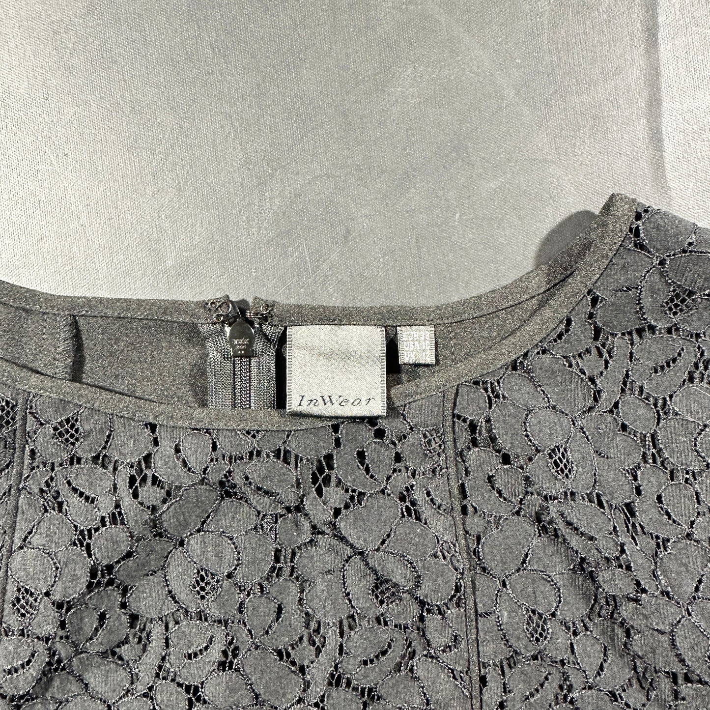 Tunic - Black & Gray - Size 38