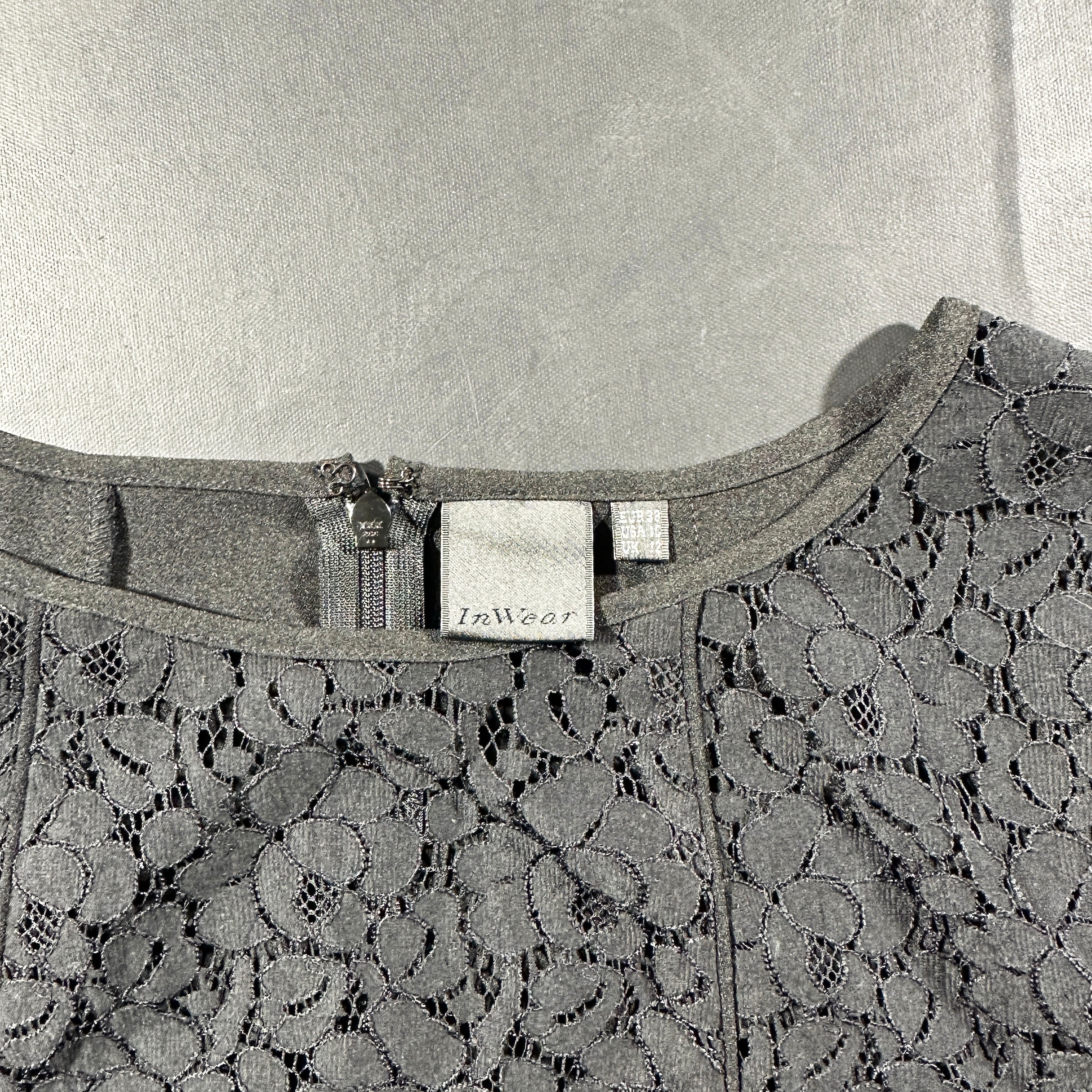 Tunic - Black & Gray - Size 38