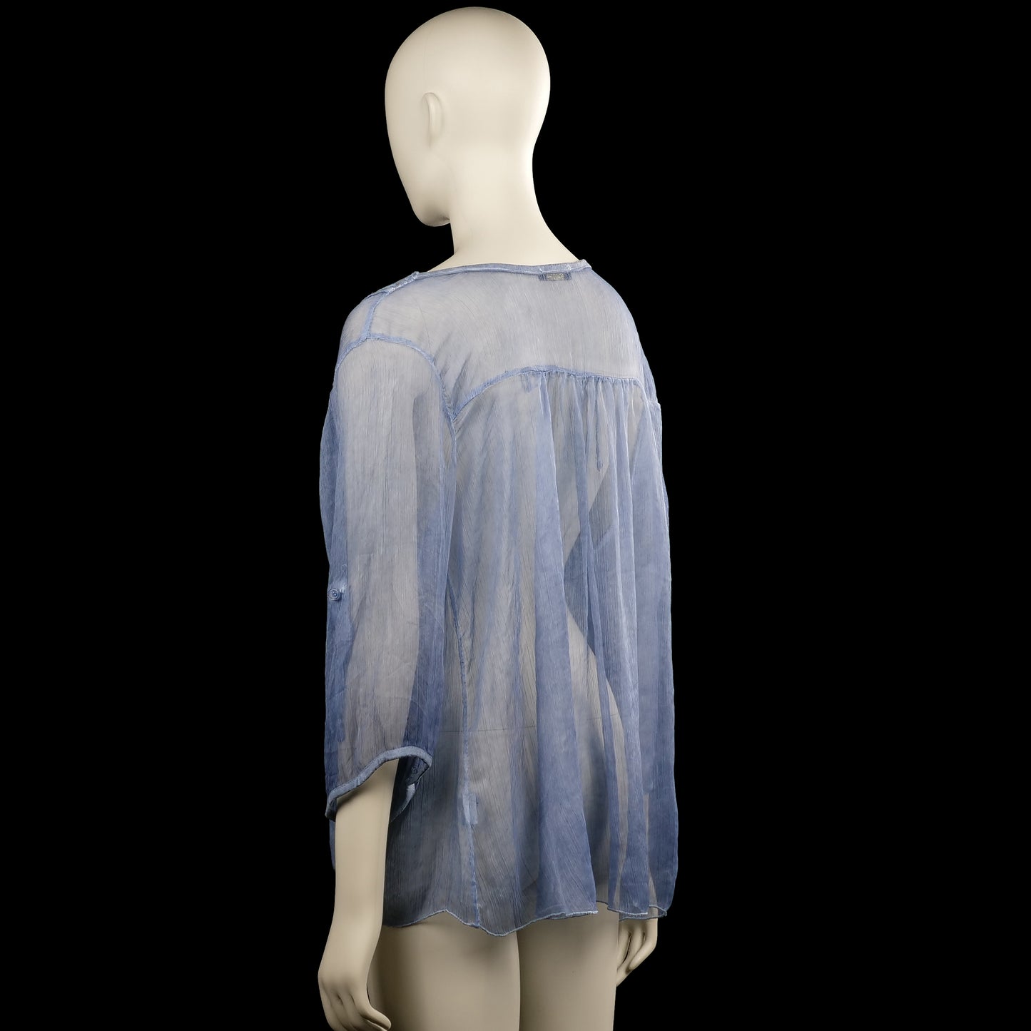 Tunic - Light Blue & White - Size L