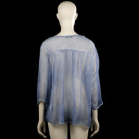 Tunic - Light Blue & White - Size L