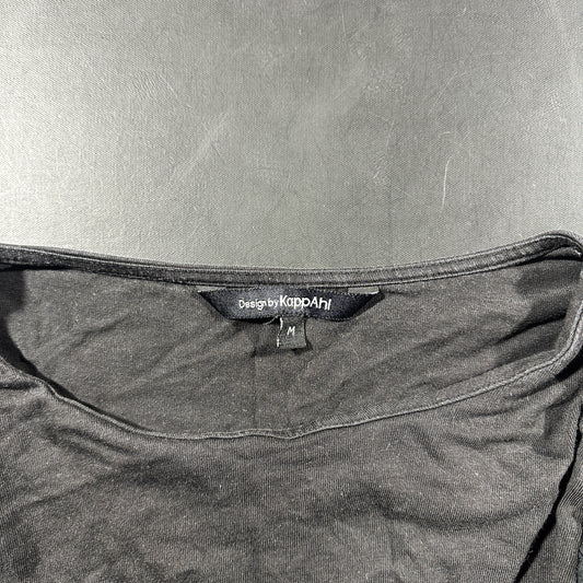 Blouse - Charcoal & Black - Size M