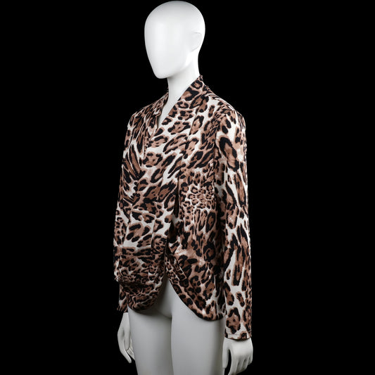 Blouse - Brown & Black - Size M