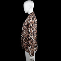Blouse - Brown & Black - Size M