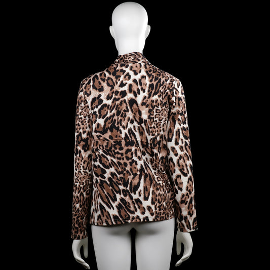 Blouse - Brown & Black - Size M