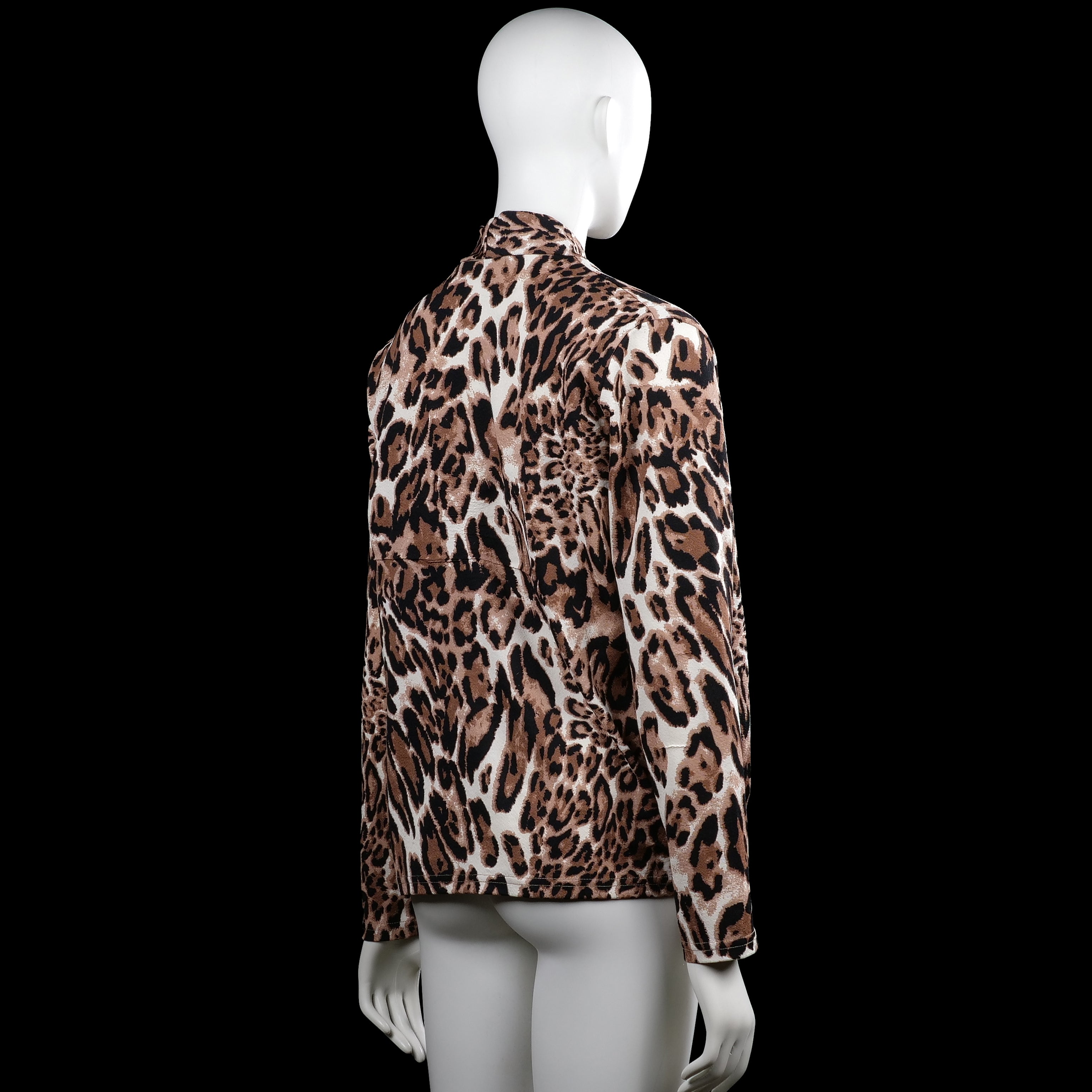 Blouse - Brown & Black - Size M