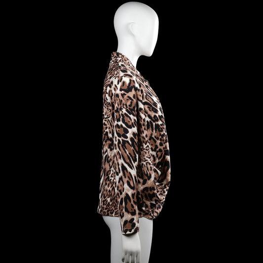 Blouse - Brown & Black - Size M