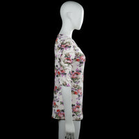 Tunic - Ivory & Pink - Size L