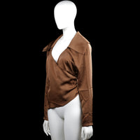 Blouse - Brown - Size M