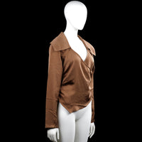 Blouse - Brown - Size M