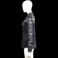 Blouse - Black & White - Size S
