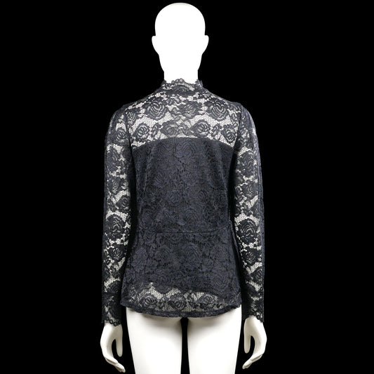 Blouse - Black & White - Size S