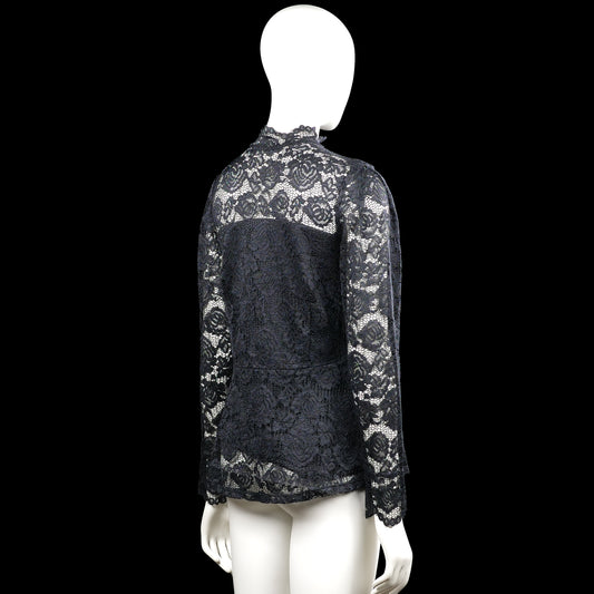 Blouse - Black & White - Size S