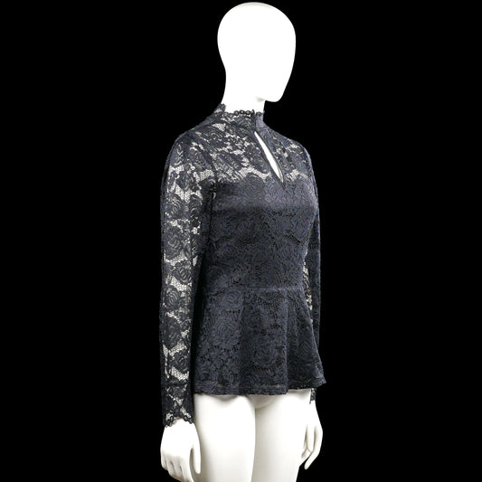 Blouse - Black & White - Size S