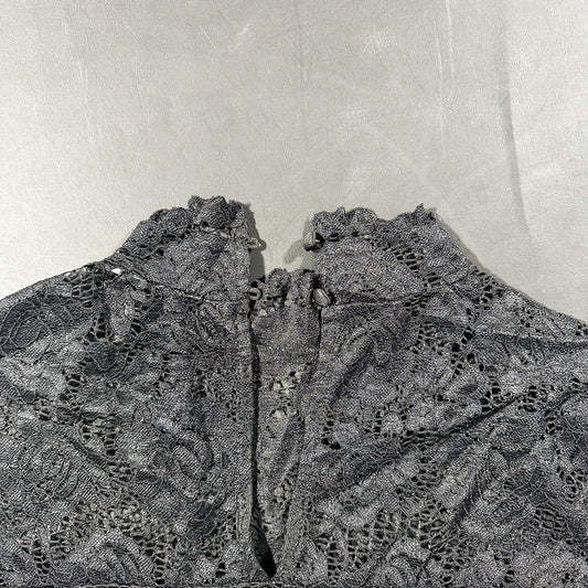 Blouse - Black & White - Size S