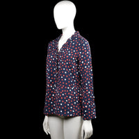Blouse - Navy & Red - Size 34
