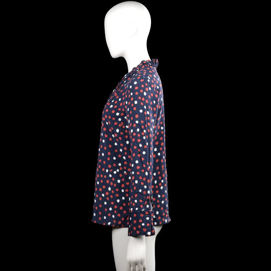 Blouse - Navy & Red - Size 34