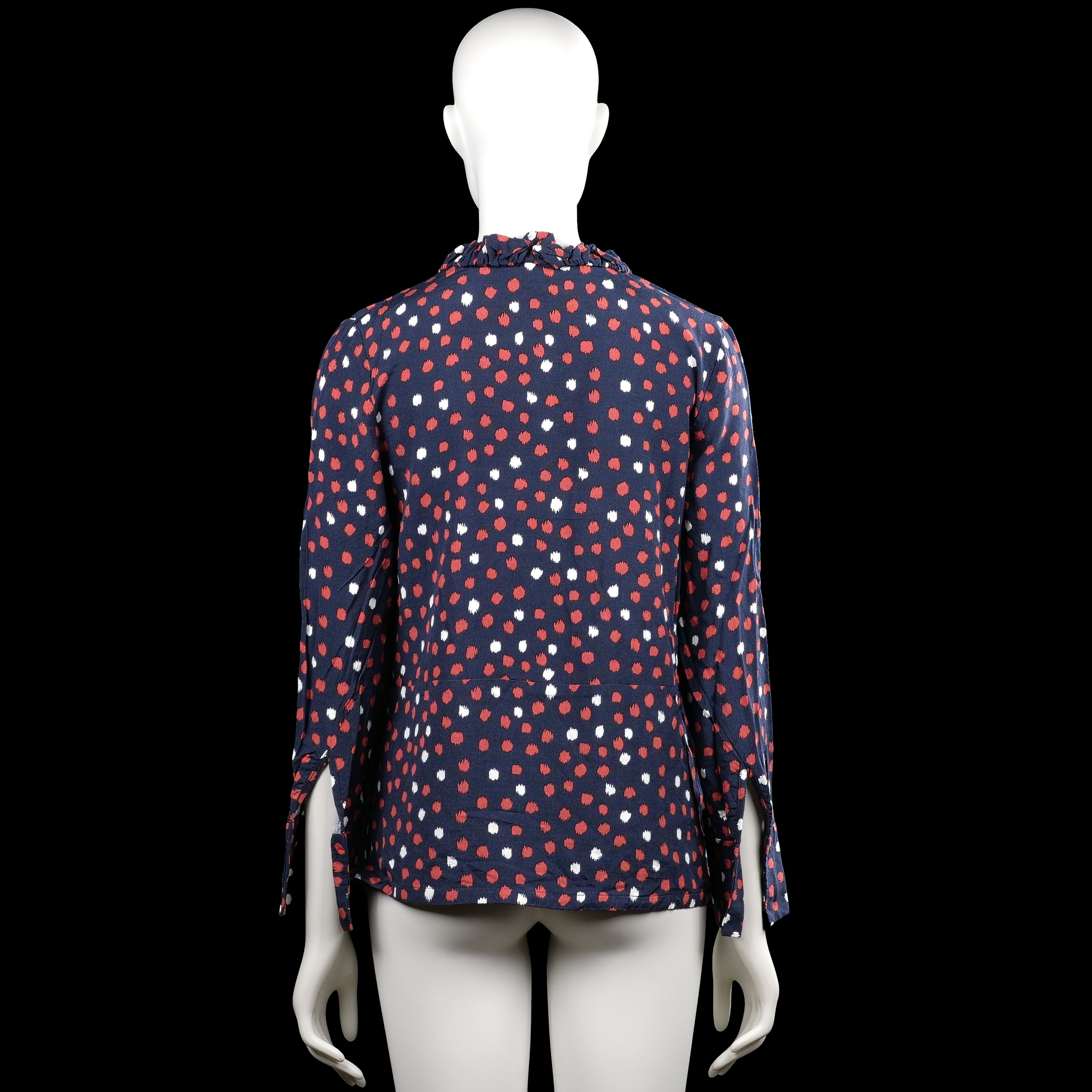Blouse - Navy & Red - Size 34