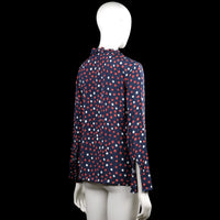 Blouse - Navy & Red - Size 34